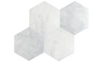 Carrara Marble White Polished Hexagon